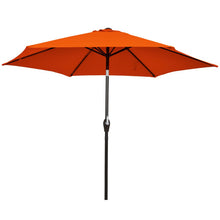 Load image into Gallery viewer, 10 Feet Outdoor Patio Umbrella with Tilt Adjustment and Crank-Orange

