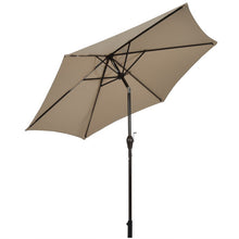 Load image into Gallery viewer, 10 Feet Outdoor Patio Umbrella with Tilt Adjustment and Crank-Tan
