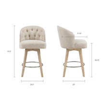 Load image into Gallery viewer, Madison Park Onyx Swivel Counter Stool Mp104-0577
