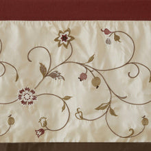 Load image into Gallery viewer, Madison Park Serene Embroidered Window Valance -50X18&quot; MP41-1532 By Olliix
