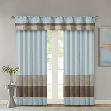 Load image into Gallery viewer, Madison Park Amherst Polyoni Pintuck Window Valance -50X18" MP41-2229 By Olliix
