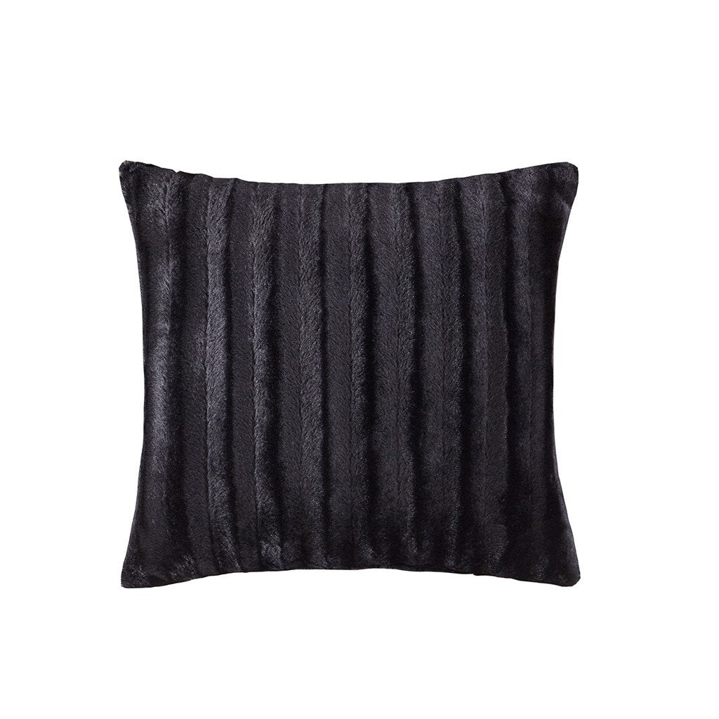 Madison Park Duke Faux Fur Square Pillow -20X20