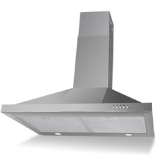Load image into Gallery viewer, 30 Inch Stainless Steel Wall Mount Range Hood with LED Light
