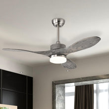 Load image into Gallery viewer, 48 Inch Wood Ceiling Fan with LED Lights and 6 Speed Levels
