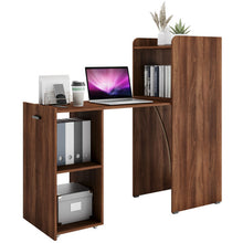 Load image into Gallery viewer, Extendable Reversible Computer Desk with Anti-Tipping Kit-Brown
