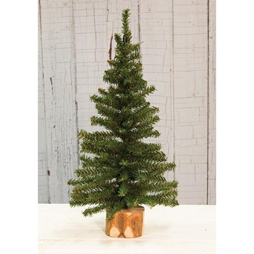 Mini Tree w/Wood Base 18