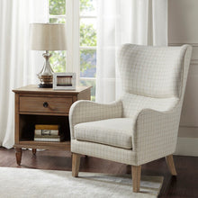 Load image into Gallery viewer, Madison Park Arianna Arianna Swoop Wing Chair- Linen MP100-0983 By Olliix
