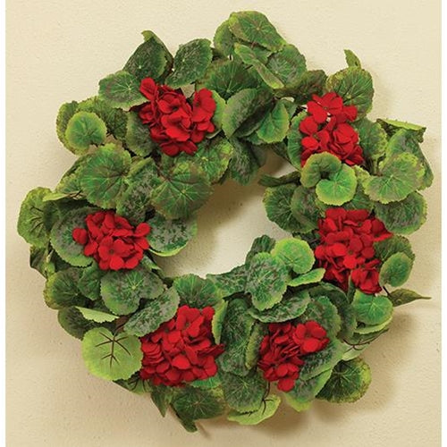 Geranium Twig Wreath 24