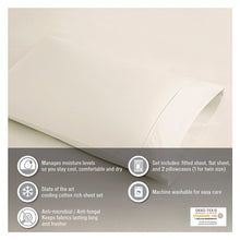 Load image into Gallery viewer, 600 Thread Count Cooling Cotton Rich Sheet Set KingBR20-1921 By Olliix
