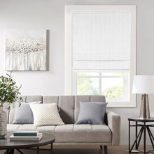 Load image into Gallery viewer, Galen Basketweave Room Darkening Cordless Roman Shade MP40-7227

