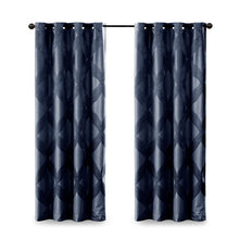 Load image into Gallery viewer, Bentley Ogee Knitted Jacquard Total Blackout Panel SS40-0145 By Olliix
