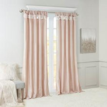 Load image into Gallery viewer, Madison Park Emilia 100% Polyester Twist Tab Lined Window Curtain MP40-6324 By Olliix
