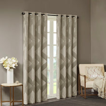 Load image into Gallery viewer, Bentley Ogee Knitted Jacquard Total Blackout Panel SS40-0121 By Olliix
