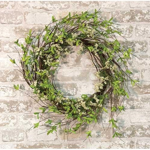 Twig Leaf & Sprite Wreath 24