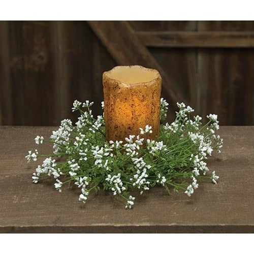 Pixieflower Candle Ring Cream 3