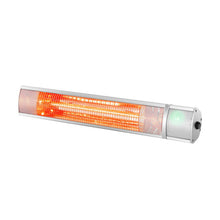 Load image into Gallery viewer, 1500W Outdoor Electric Patio Heater with Remote Control-Silver
