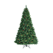 Load image into Gallery viewer, 7 Feet Pre-Lit Christmas Spruce Tree with 1198 Tips and 500 Lights-8 ft
