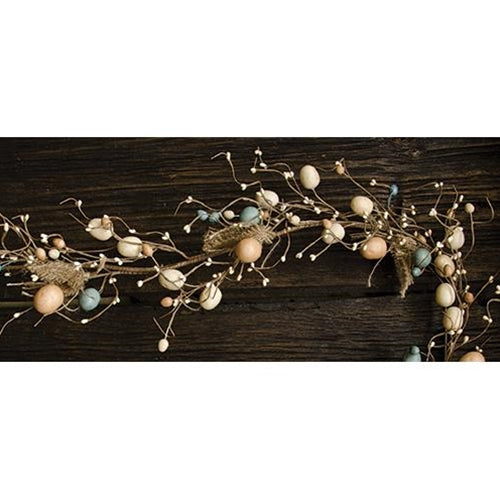 Egg Pip & Burlap Garland