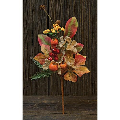 Burlap Crab Apple Pick (Pack of 4)