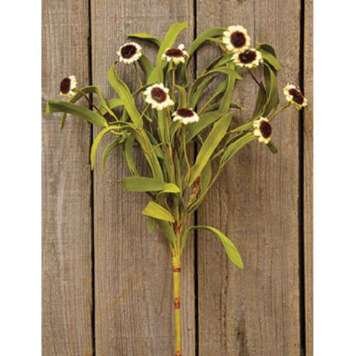 Country Mix Daisy Bush - Ivory (Pack of 4)
