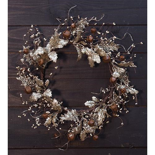 Vintage Holly & Bells Wreath 20