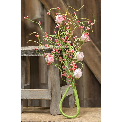 Pink Rosebud Bush 18