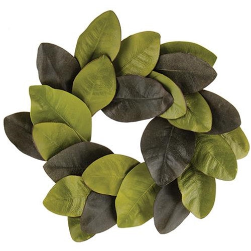 Elegant Magnolia Leaves Wreath 12