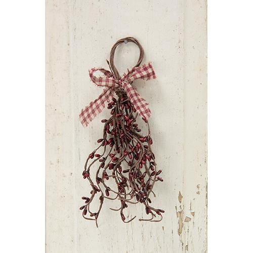 Pip Berry Wispy Teardrop Burgundy (Pack of 4)