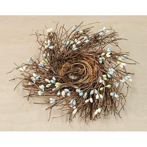Pip Berry Bird Nest Seabreeze  (Pack of 4)