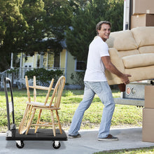 Load image into Gallery viewer, Folding Push Cart Dolly with Swivel Wheels and Non-Slip Loading Area-36 x 24 inches
