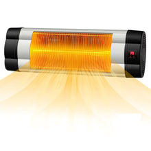 Load image into Gallery viewer, 1500W Adjustable Infrared Wall-Mounted Patio Heater with Remote Control
