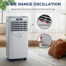 Load image into Gallery viewer, 10000 BTU v Portable Air Conditioner with Remote Control-White
