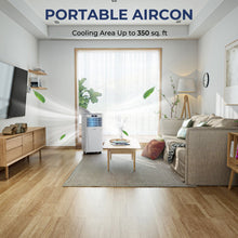 Load image into Gallery viewer, 10000 BTU v Portable Air Conditioner with Remote Control-White
