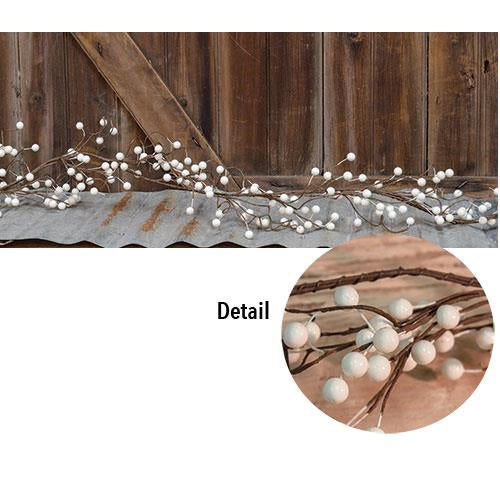 Waterproof Berry Garland Ivory 48