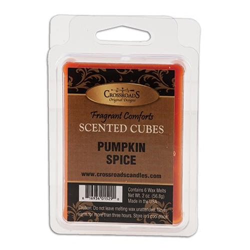 Pumpkin Spice Scent Cubes  (Pack of 4)