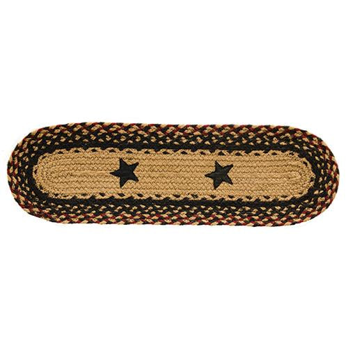 Blackberry Star Oval Stair Tread 8x28  (Pack of 4)