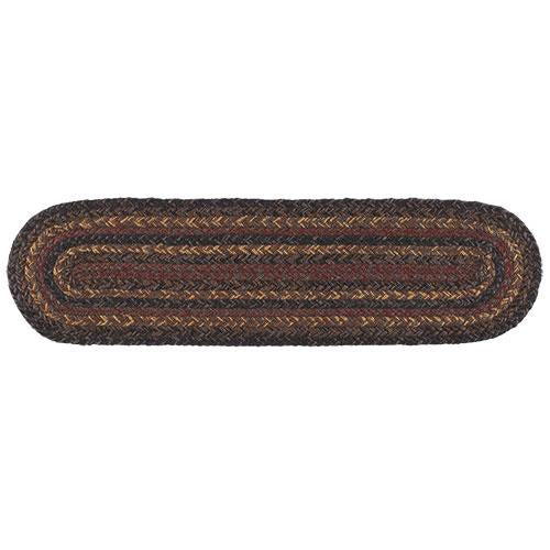 Slate Braided Stair Tread 8x28  (Pack of 4)