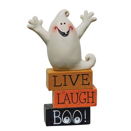 Live Laugh Boo Ghost (Pack of 4)