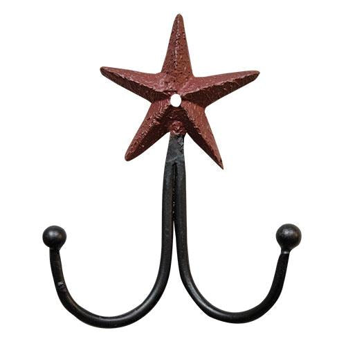 Star Double Hook  (Pack of 4)