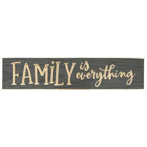 Family Is Everything  Engraved Sign (Pack of 2)