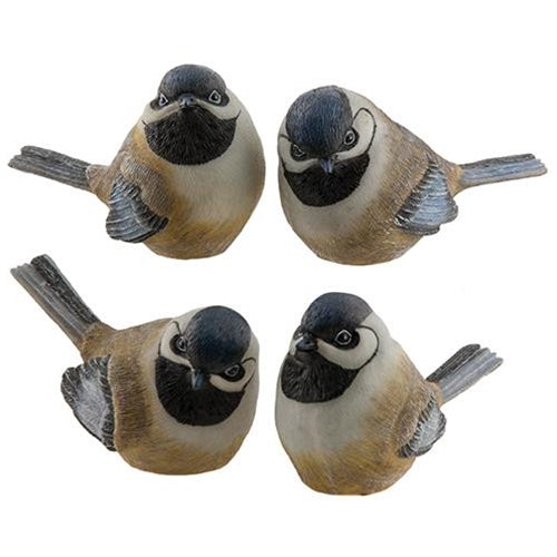 Resin Chickadee 4 Asstd. (Pack of 4)