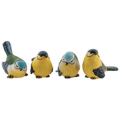 Mini Resin Bird 4 Asstd. (Pack of 4)