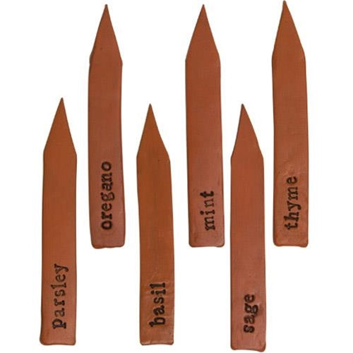 Herb Plant Stakes 6 asstd.  (Pack of 4)