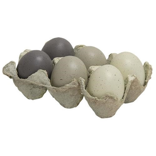 Farmhouse Colors Resin Egg 3 Asstd. (Pack of 4)