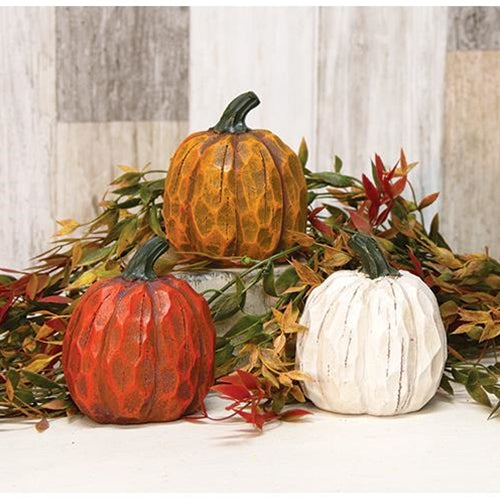 Resin Carved Look Pumpkin 4