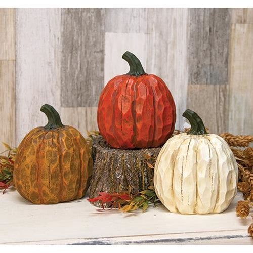 Resin Pumpkin 6-1/2