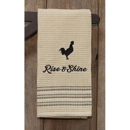 Rise & Shine Dish Towel 20x28 (Pack of 4)