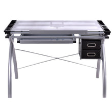 Load image into Gallery viewer, Adjustable Drawing Desk Drafting Table with Drawers
