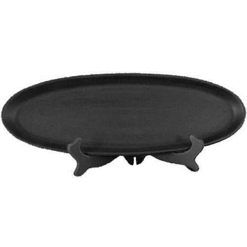 (Black Oval Dish) (Pack of 2)