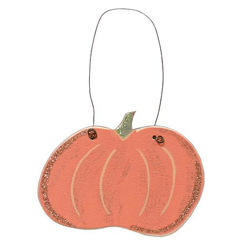 Fat Pumpkin Ornament  (Pack of 4)